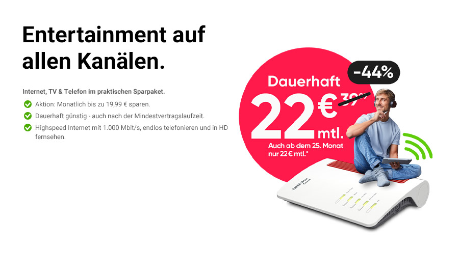 PYÜR Kombi 22,00 €/Monat dauerhaft