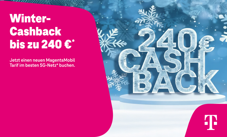Telekom Aktion: 240 € Cashback Mobilfunk