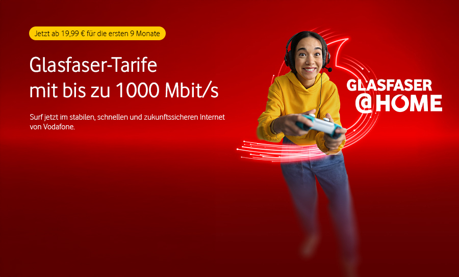 Vodafone Aktion: Vodafone GigaZuhause Kabel