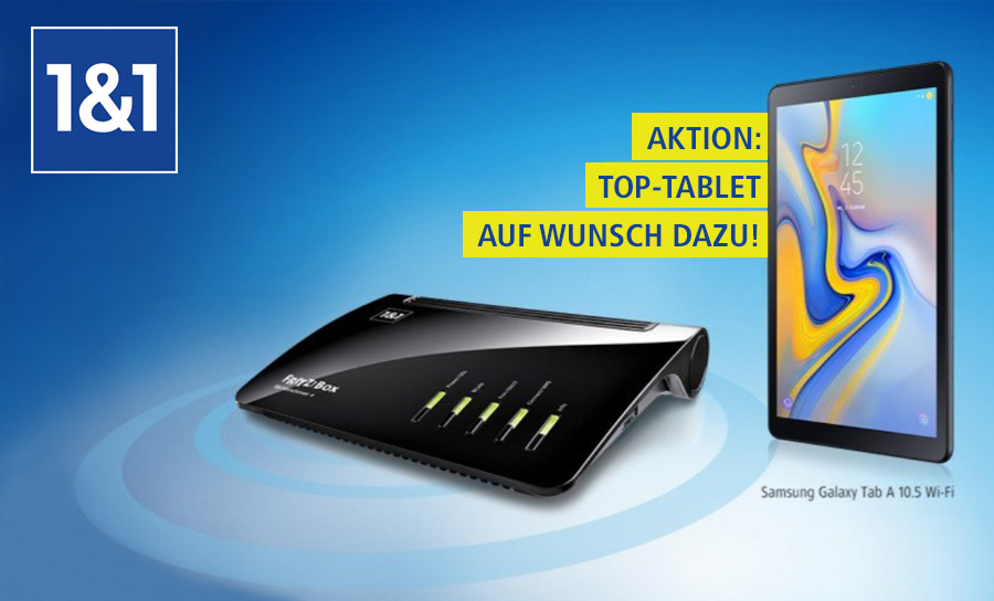 1&1 DSL-Deal - Jetzt gratis Tablet sichern