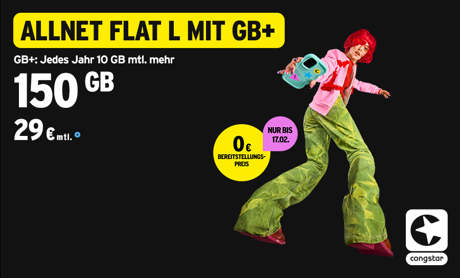 Cyber Deal: congstar Allnet Flat L