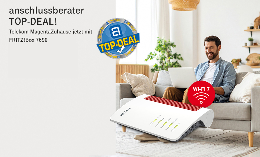  FRITZ!Box 7690 mit Wi-Fi 7 ab 24,90 &euro;&nbsp;+ 25 &euro; Cashback