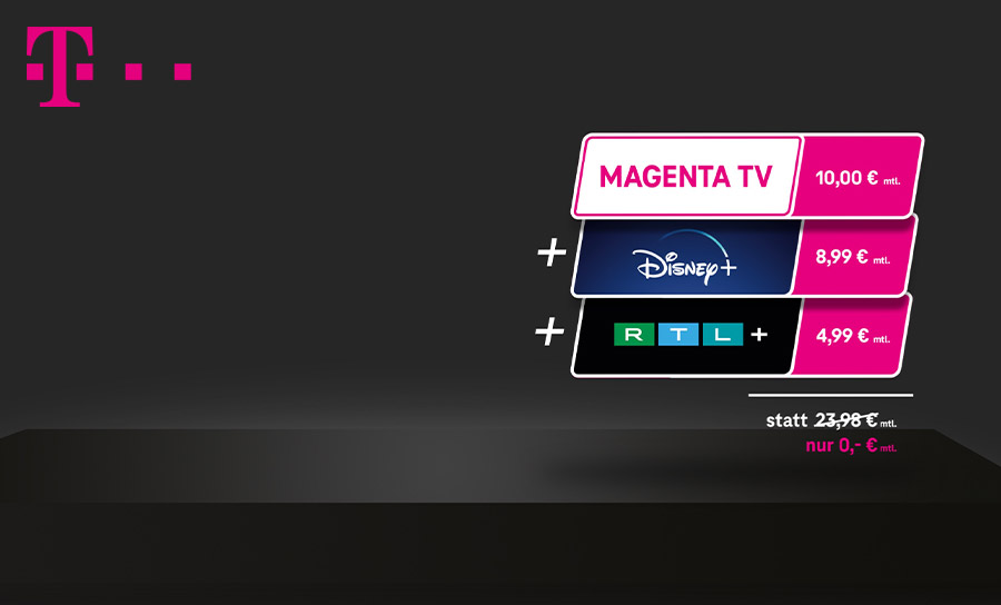Telekom MagentaTV Entertain 6 Monate ohne Aufpreis