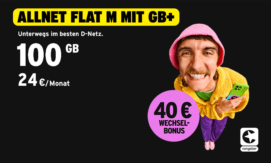 Cyber Deal: congstar Allnet Flat M