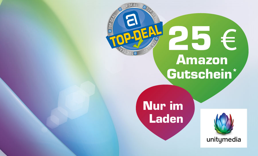 Unitymedia Top-Deal: 25 € Amazon Gutschein