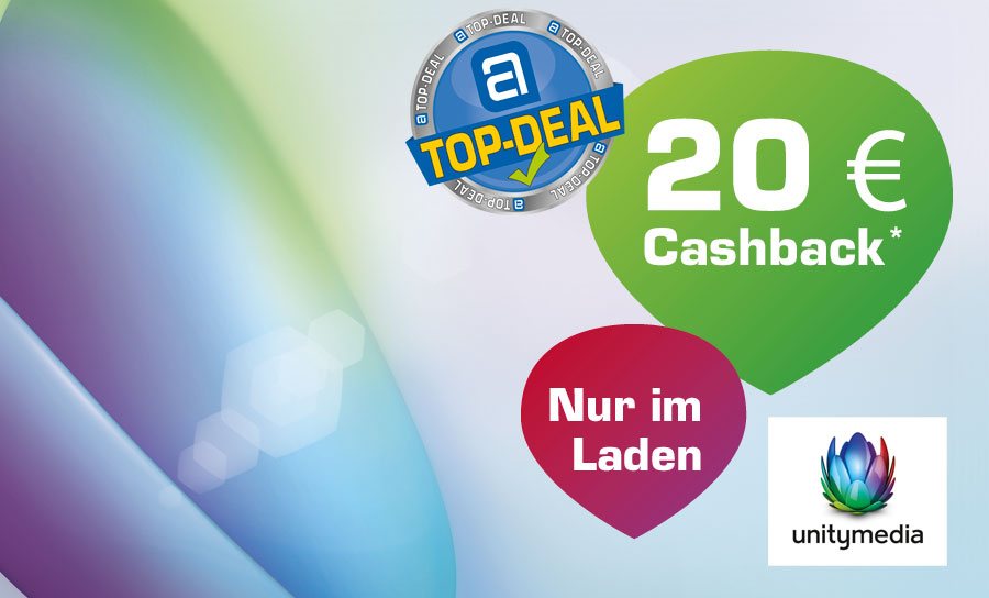 Unitymedia Top-Deal: 20 € Cashback