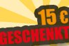 Nur hier: 15 € Gutschrift – nur bei Ihrem anschlussberater